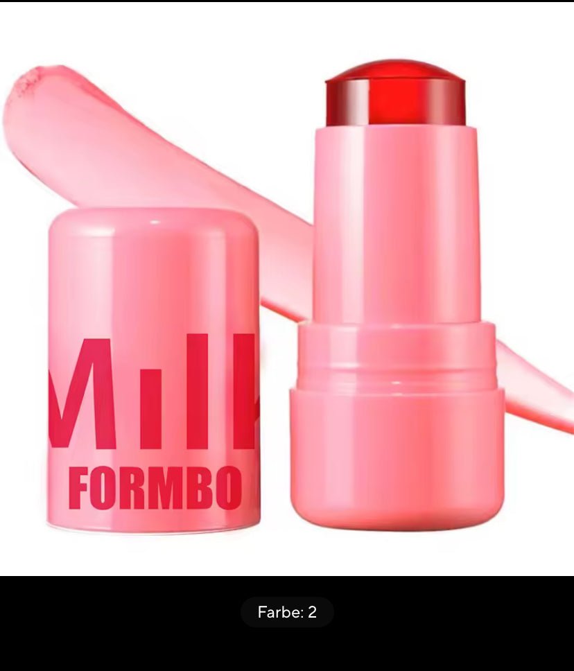 3-in-1 Milk Jelly Tint – Feuchtigkeitsspendendes Rouge für Wangen, Lippen & Kontur | Langhaftend & Matt